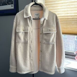 Abercrombie & Fitch Women's Sherpa Shirt Jacket